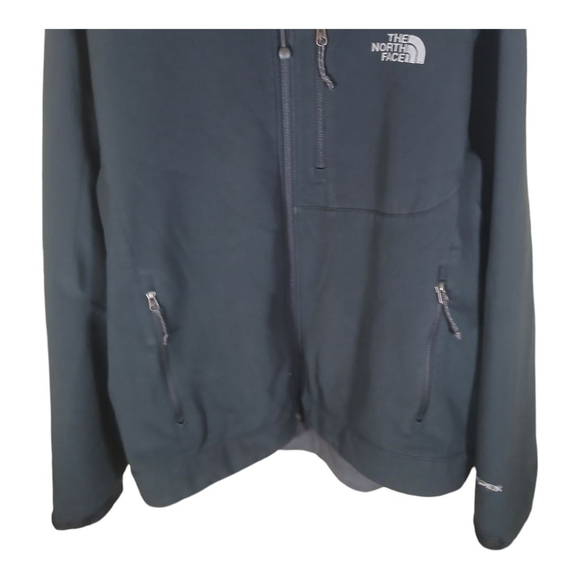 The North Face Men's Fleece Jacket Size XL Navy Blue & Gray Warm Winter Fall - Picture 3 of 10
